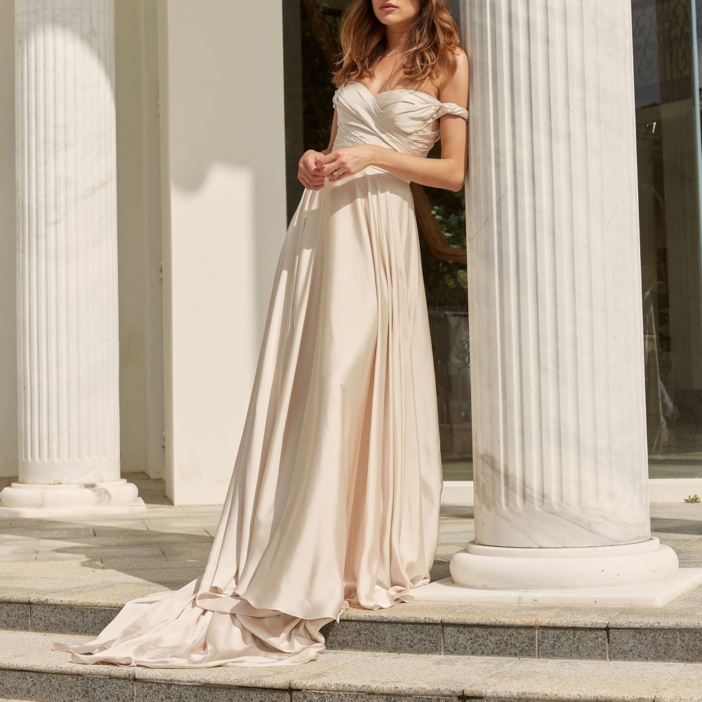 Madi Lane Dior white Wedding Dress